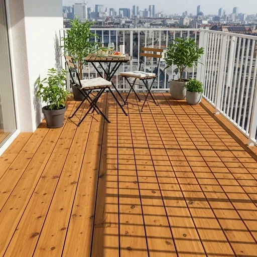 Доска террасная лиственница гладкая 45*90*5000, сорт АВС (0,45м2)